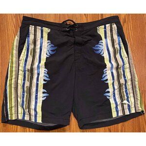 Tommy Bahama Relax Swordfish Sea Reef Swim Trunks Mens L Mesh Brief Lined Shorts